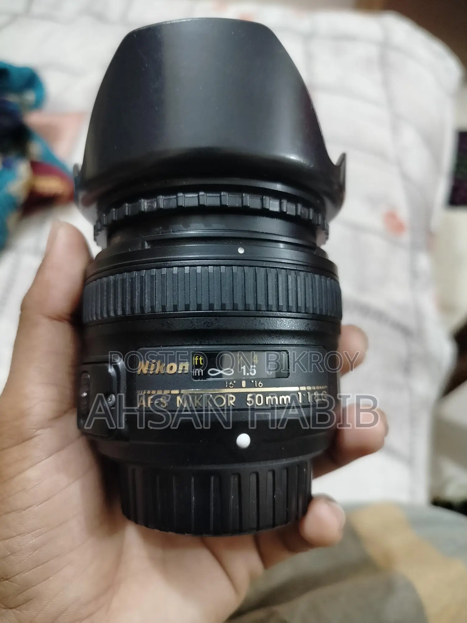 NIKKOR 50mm প্রাইম লেন্স f/1.8G
