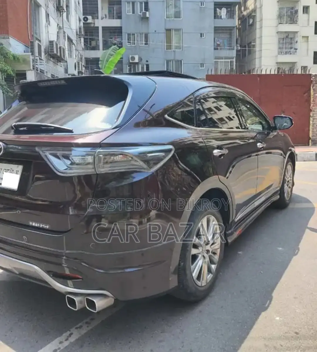টয়োটা হ্যারিয়ার প্রোগ্রেস মেটাল লেদার ২০১৬ মেরুন