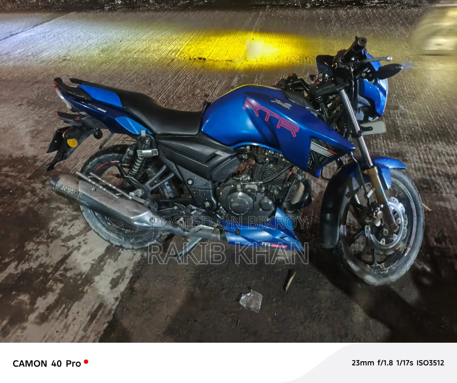 TVS Apache RTR 160 . 2023