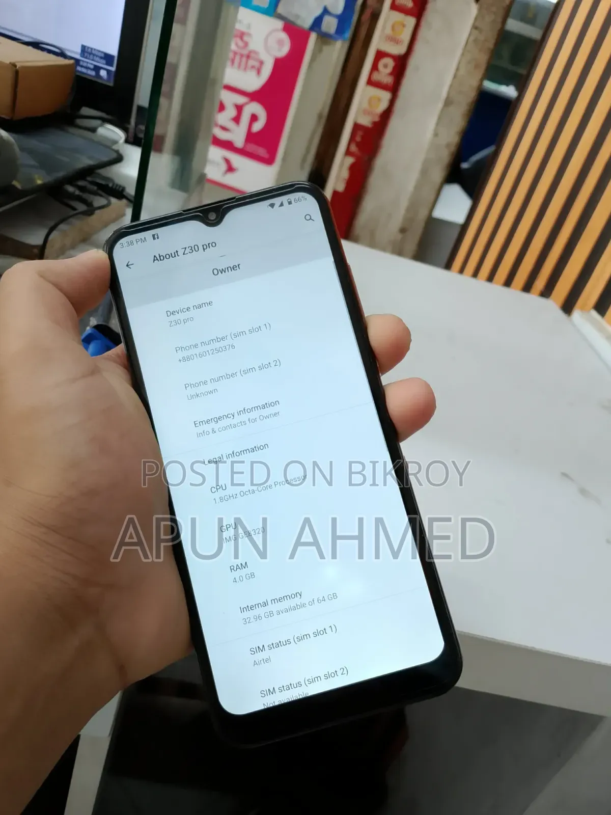Symphony Z30 Pro 64 GB Black