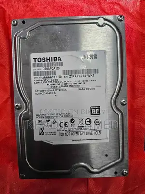 Toshiba 1TB ইন্টারনাল হার্ড ডিস্ক ড্রাইভ