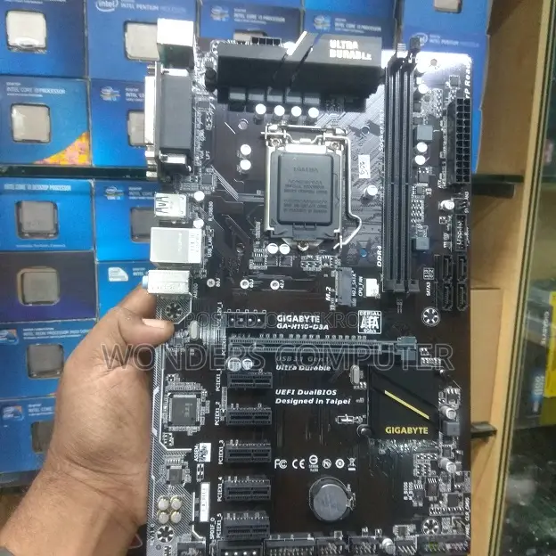 GIGABYTE GA-H110-D3A SATA 6Gb/s ১ বছরের ওয়ারেন্টি এবং m.2 স্লট সহ