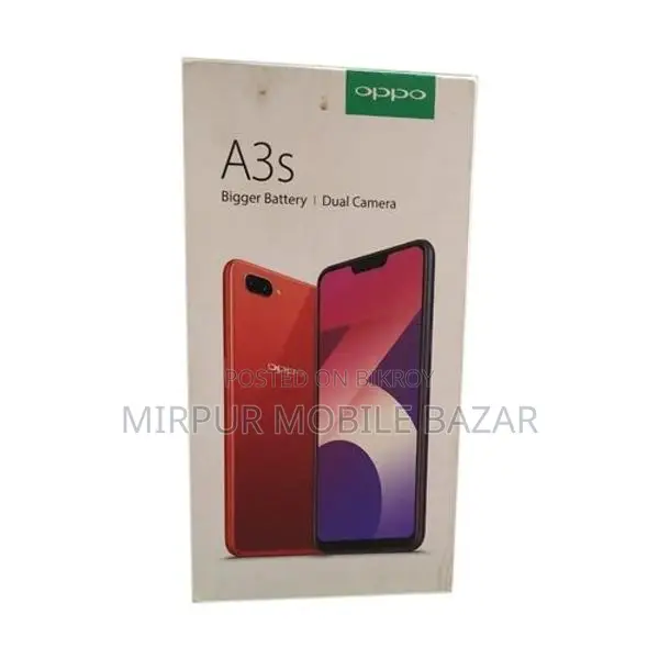 OPPO A3s বিদেশ ব্যবহৃত ফ্রেশ (Used)