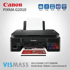 Canon PIXMA G2010 All-in-One Ink Tank Printer (Print, Scan, Copy)