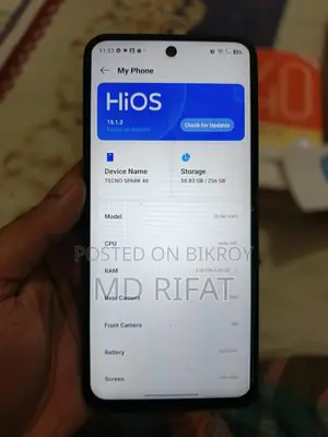 Tecno Spark 40 . (Used)