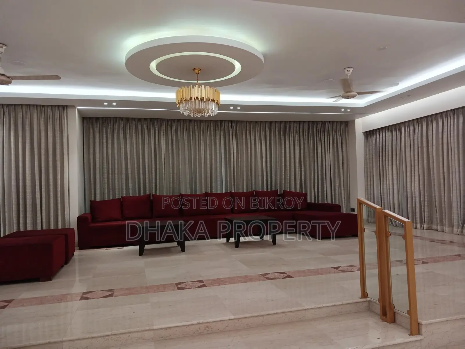 7500 SqFt 5 Bedroom Luxurious Apartment Rent at Baridhara Diplomatic Zone