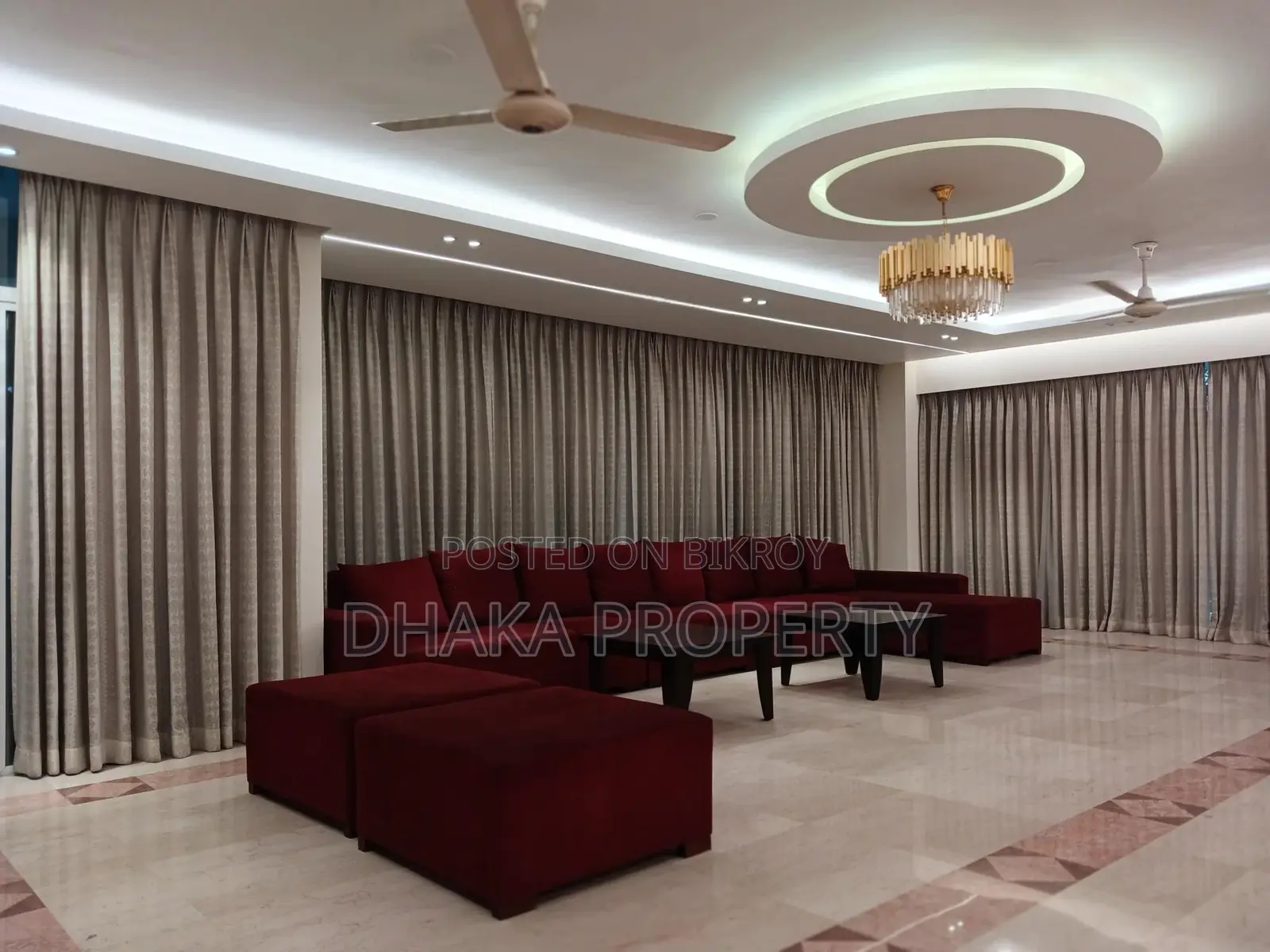 7500 SqFt 5 Bedroom Luxurious Apartment Rent at Baridhara Diplomatic Zone