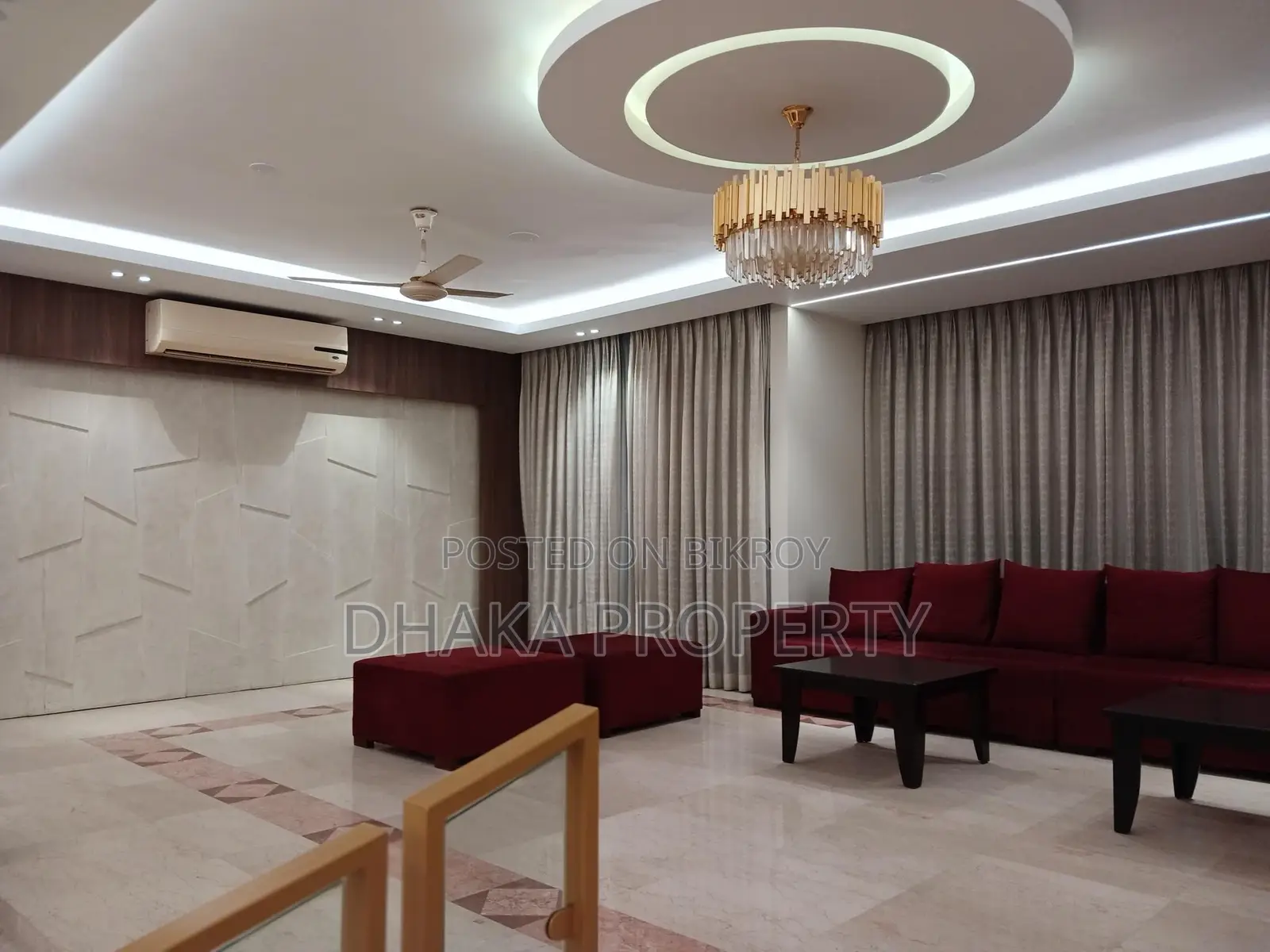 7500 SqFt 5 Bedroom Luxurious Apartment Rent at Baridhara Diplomatic Zone