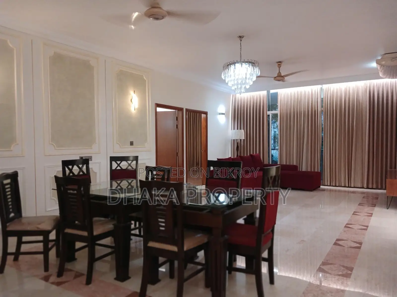 7500 SqFt 5 Bedroom Luxurious Apartment Rent at Baridhara Diplomatic Zone