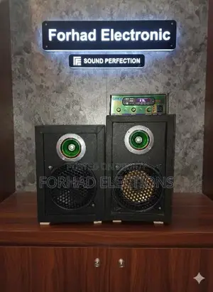 Two 6-inch speakers, freshly custom-built