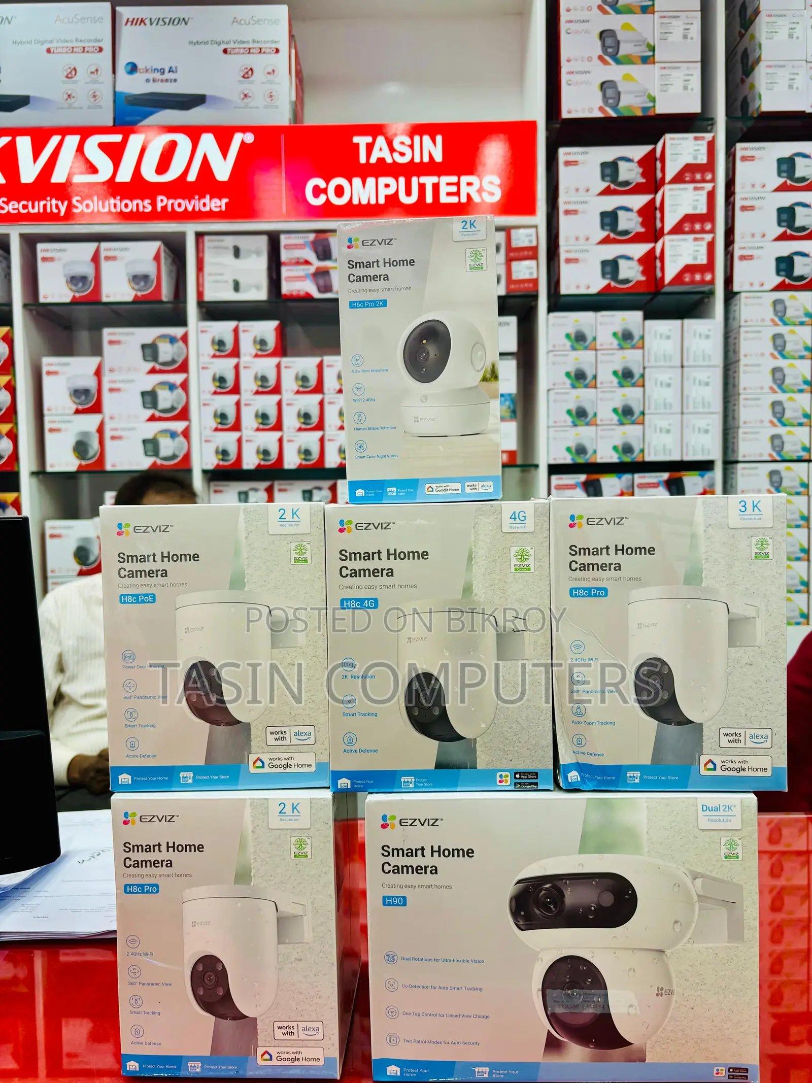 8EZVIZ CS-H90 DUAL 4MP DUAL-LENS PAN & TILT WI-FI CAMERA