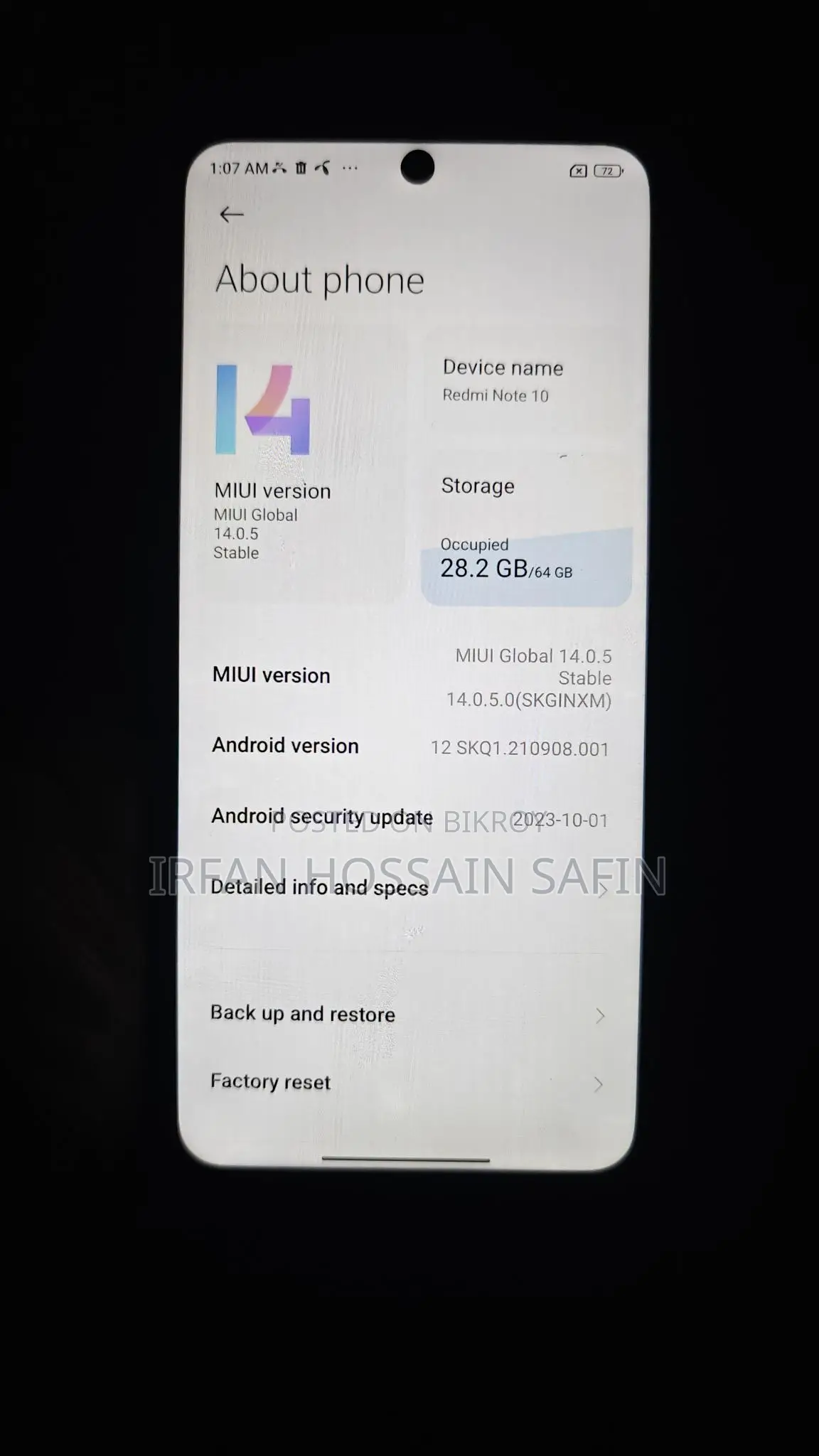Xiaomi Redmi 10 (Used)