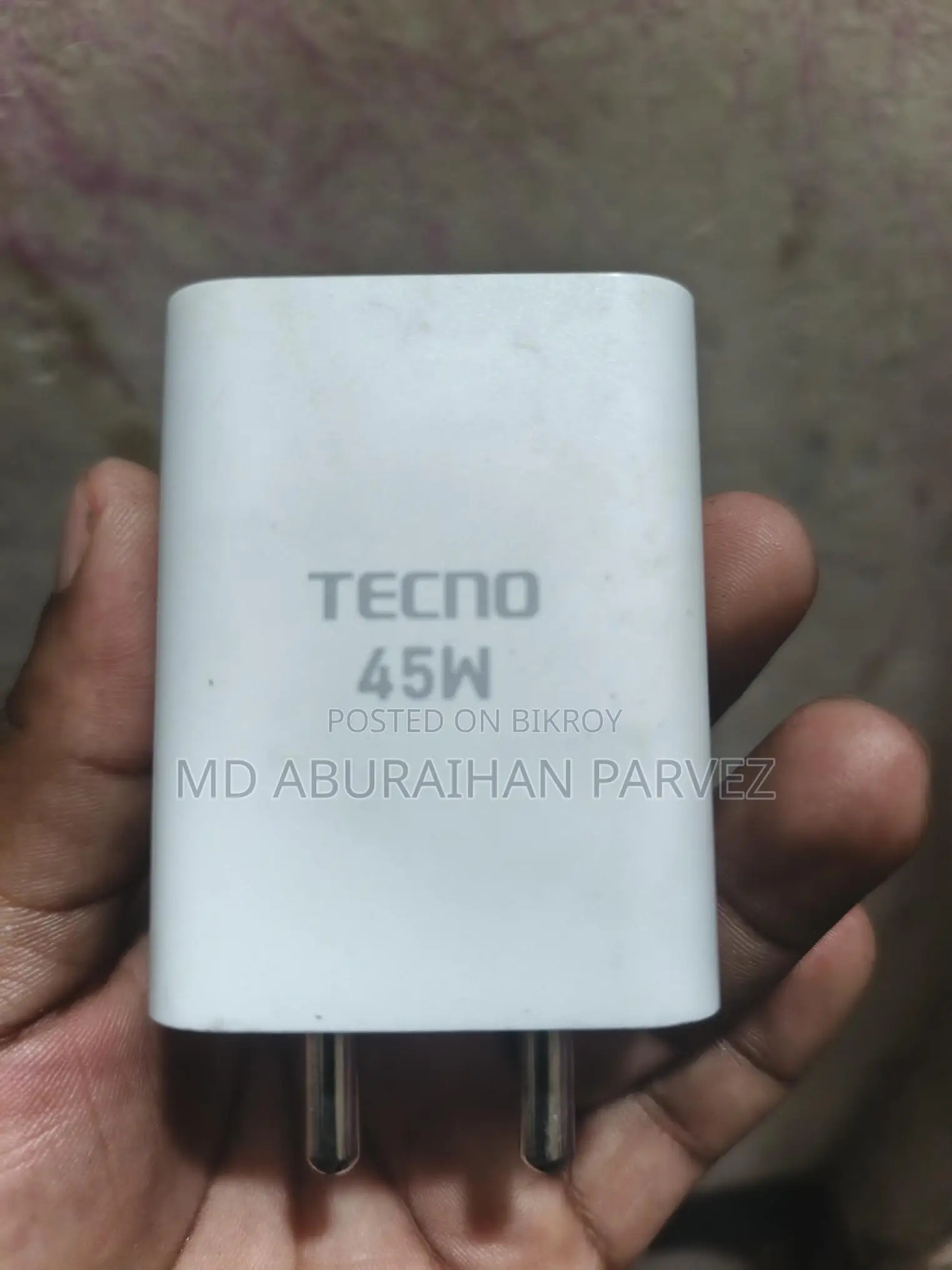 Tecno Camon 40 Pro Original Charger