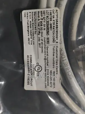 Original Schneider Cat.5e FTP Patch Cord 3 Meter - 50 PCS