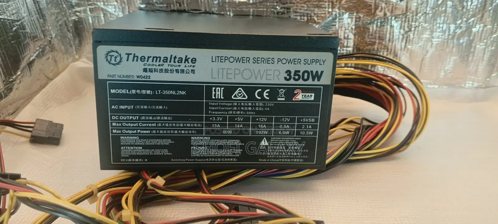 Thermaltake 350w Litepower Power Supply