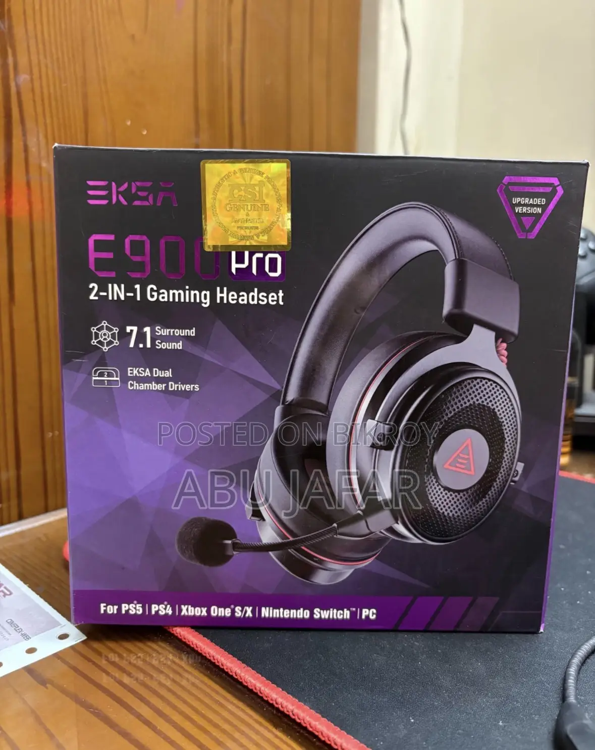 Eksa E900 Pro Mc 7.1 Surround Sound Gaming Headset