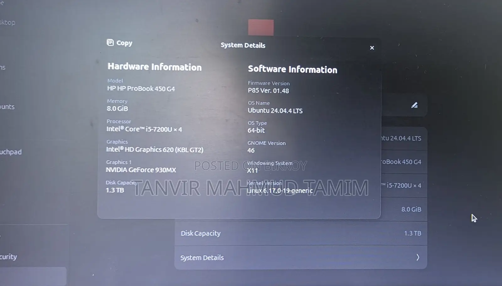 HP Probook 450 G4
