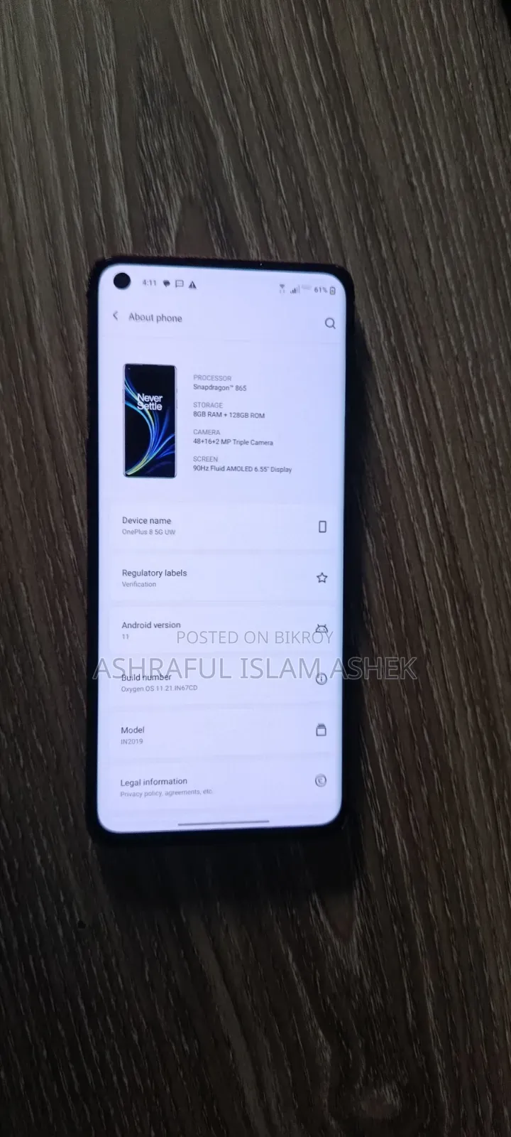 OnePlus 8 128 GB Black
