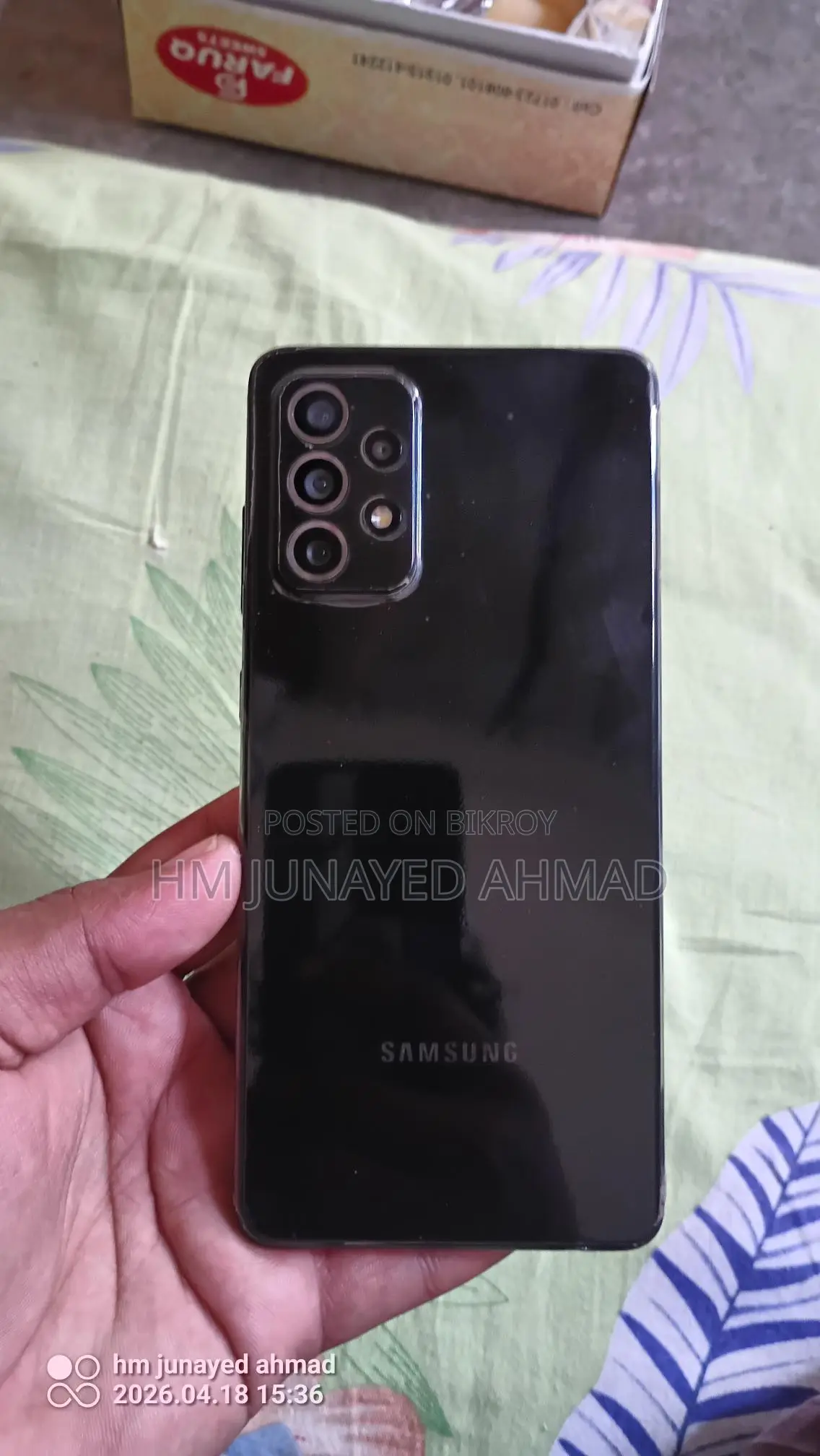 Samsung Galaxy A72 Absolutely Fresh (Used)