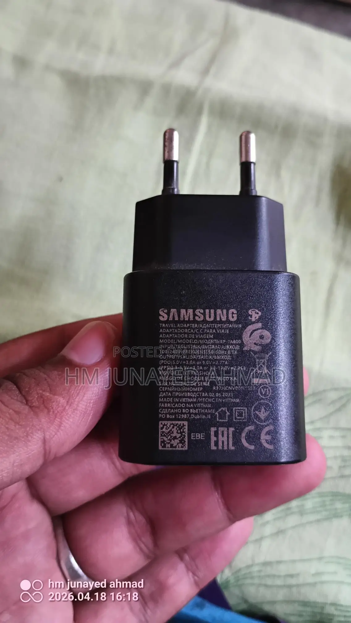 Samsung Galaxy A72 Absolutely Fresh (Used)
