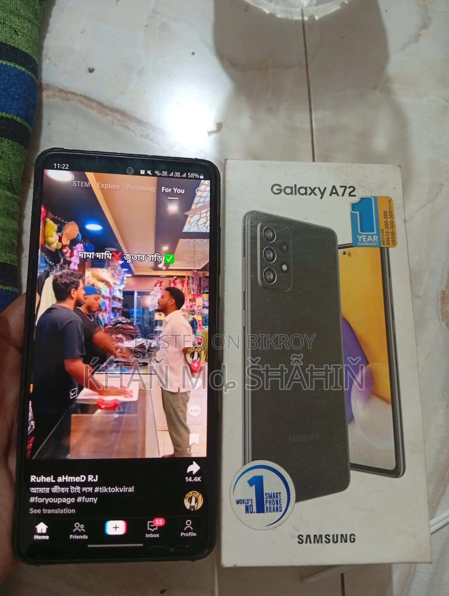 Samsung Galaxy A72 128 GB Black