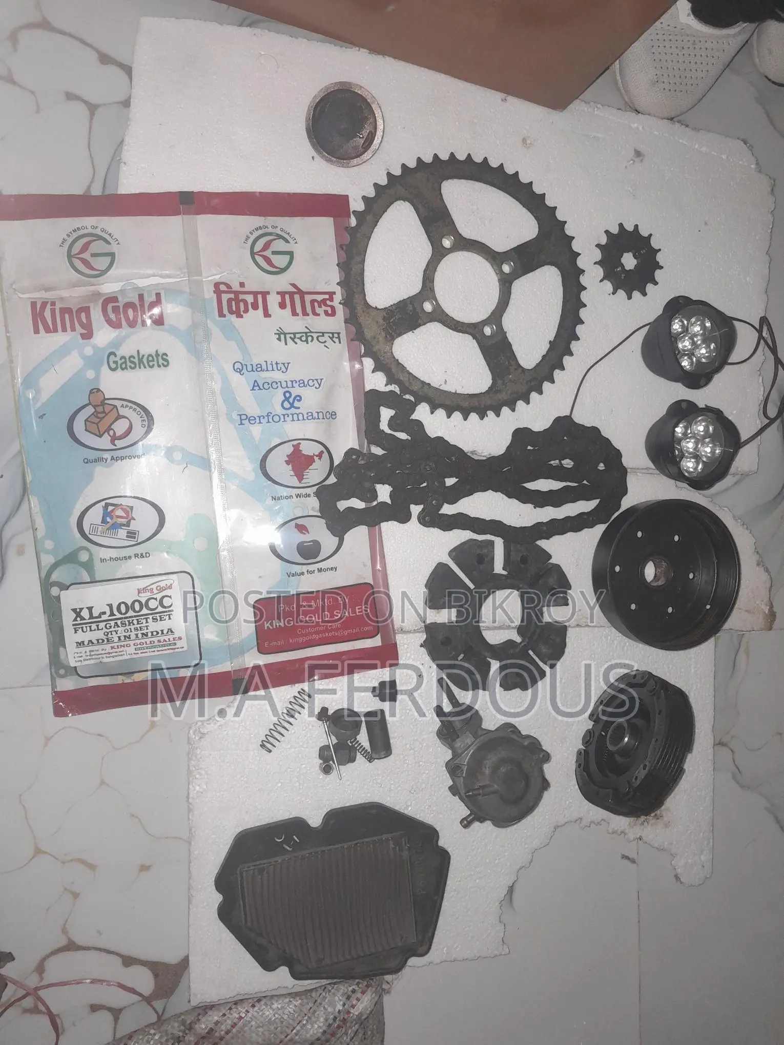 Tvs xl100 এর চেঞ্জ করা পুরানা যন্ত্রপাতি