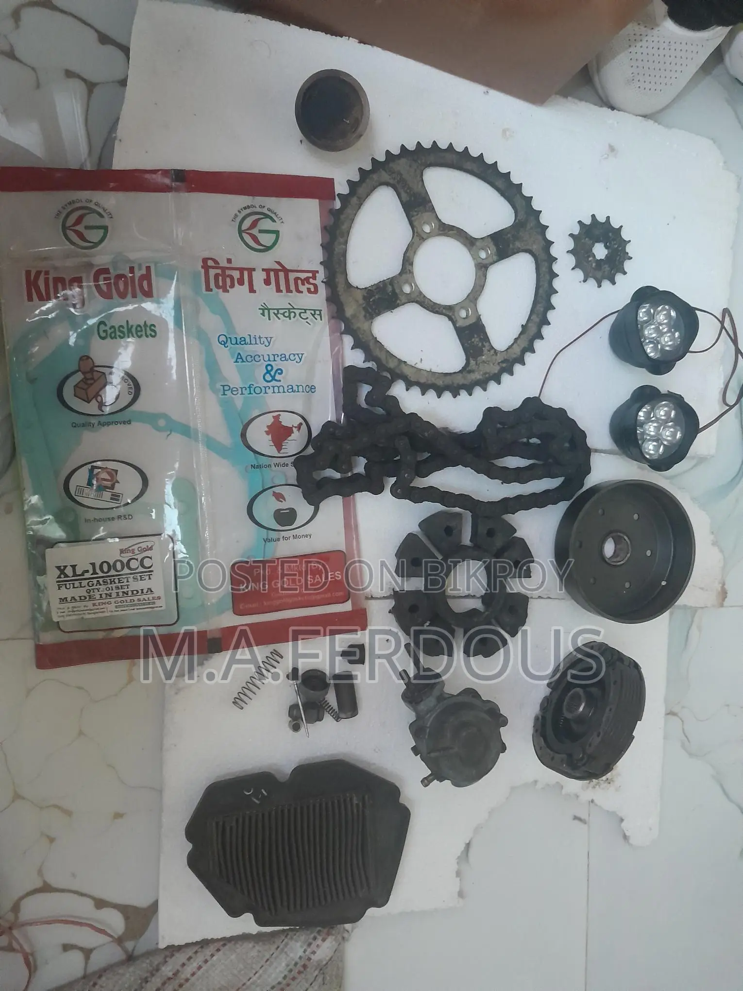 Tvs xl100 এর চেঞ্জ করা পুরানা যন্ত্রপাতি