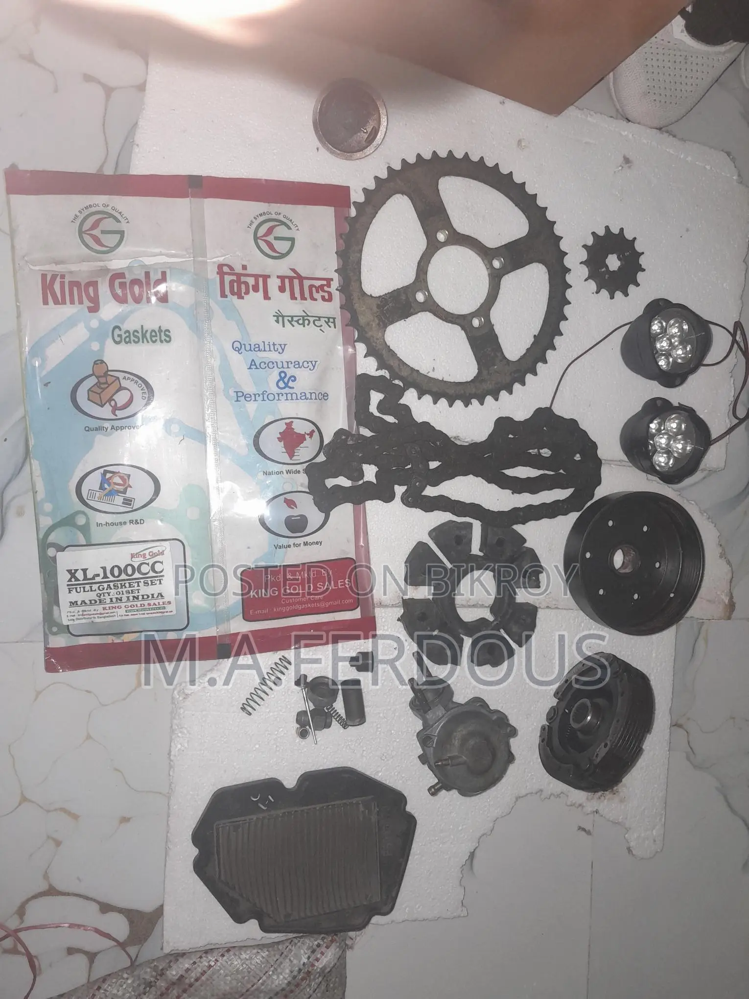 Tvs xl100 এর চেঞ্জ করা পুরানা যন্ত্রপাতি