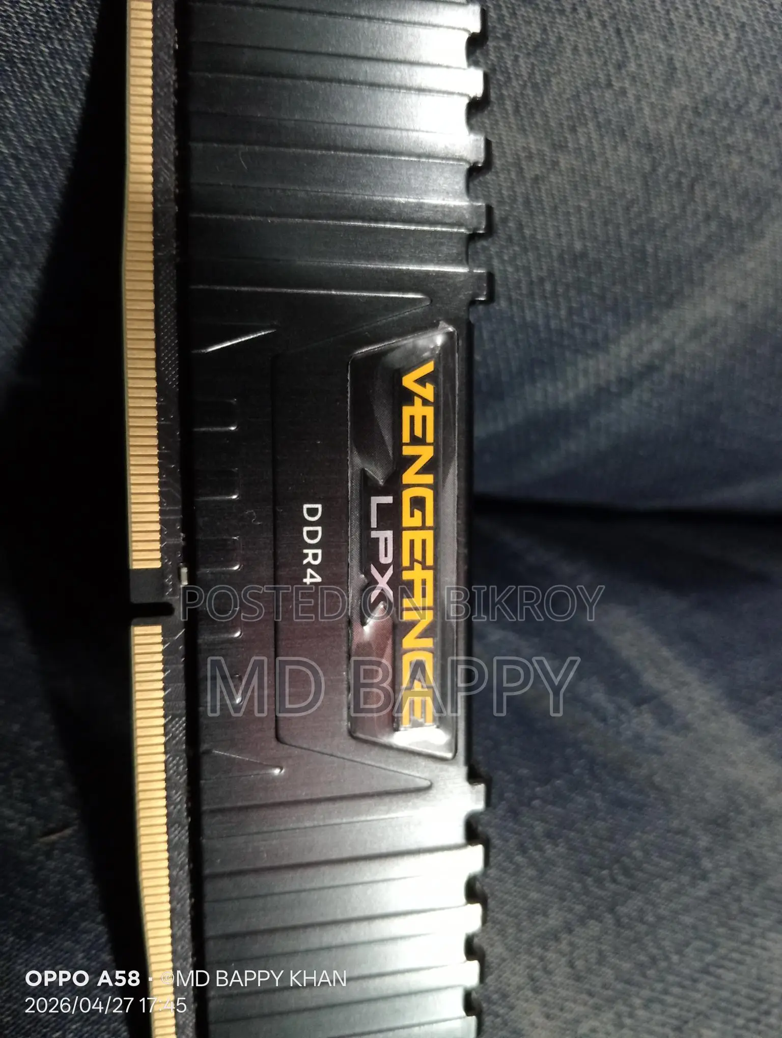 Corsair Vengeance 8GB DDR4 3200mhz Desktop Ram
