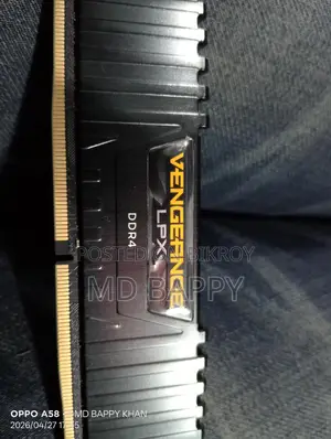 Ram Ddr4 Vengeance 8gb, 3200,Mhz. Full Fresh Condition