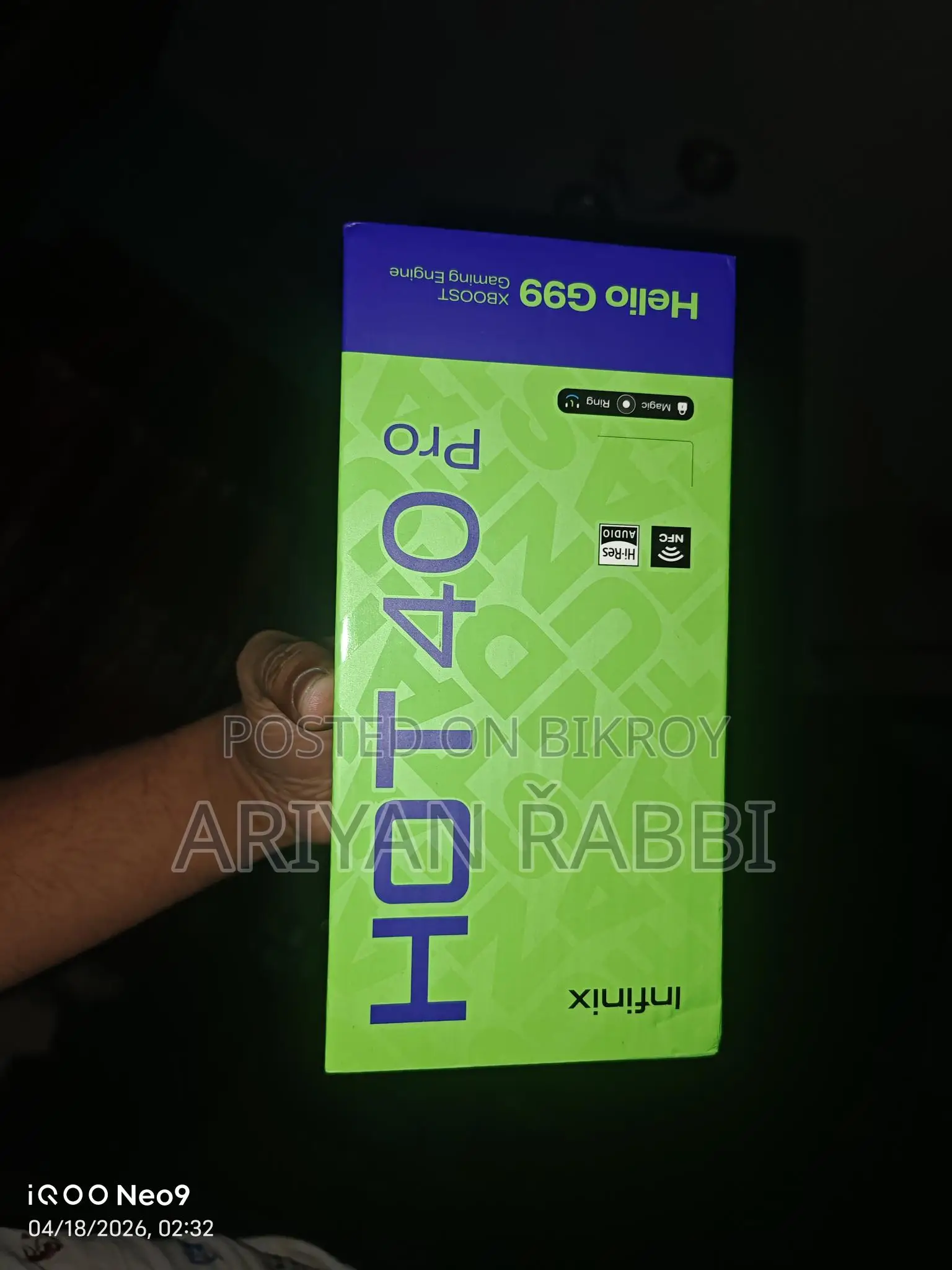 Infinix Note 40 Pro (Used)
