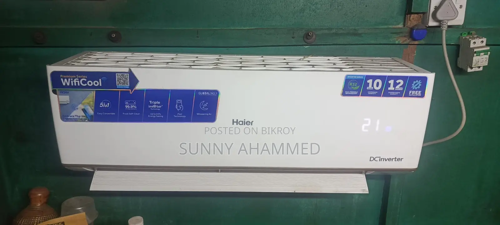 Haier Inverter 1 Ton AC