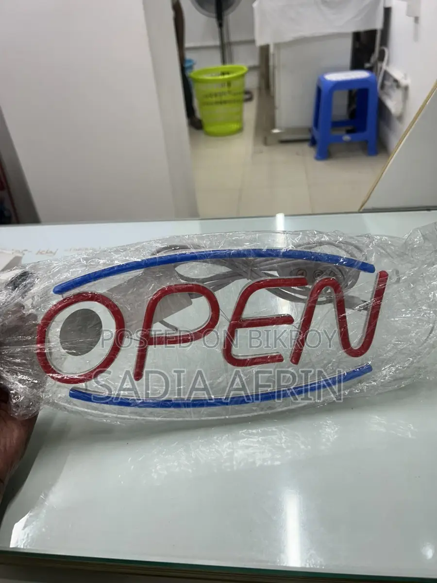 New Led Neon "open" Sign Board For Shop/restaurant