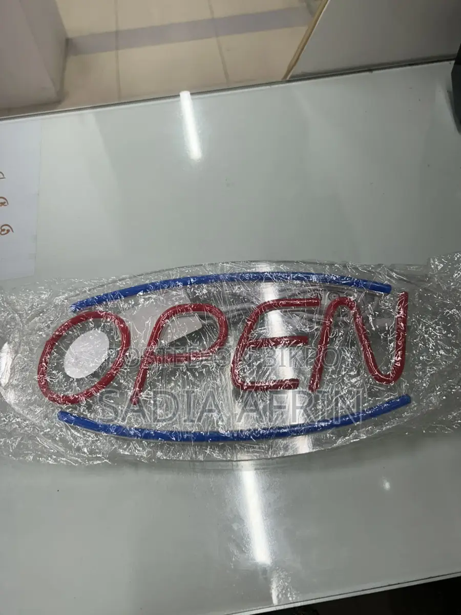 New Led Neon "open" Sign Board For Shop/restaurant