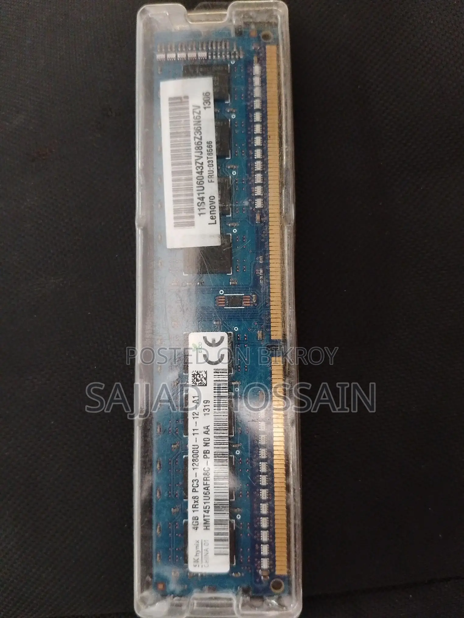 DDR3-4GB New Brand RAM at Market Low Price