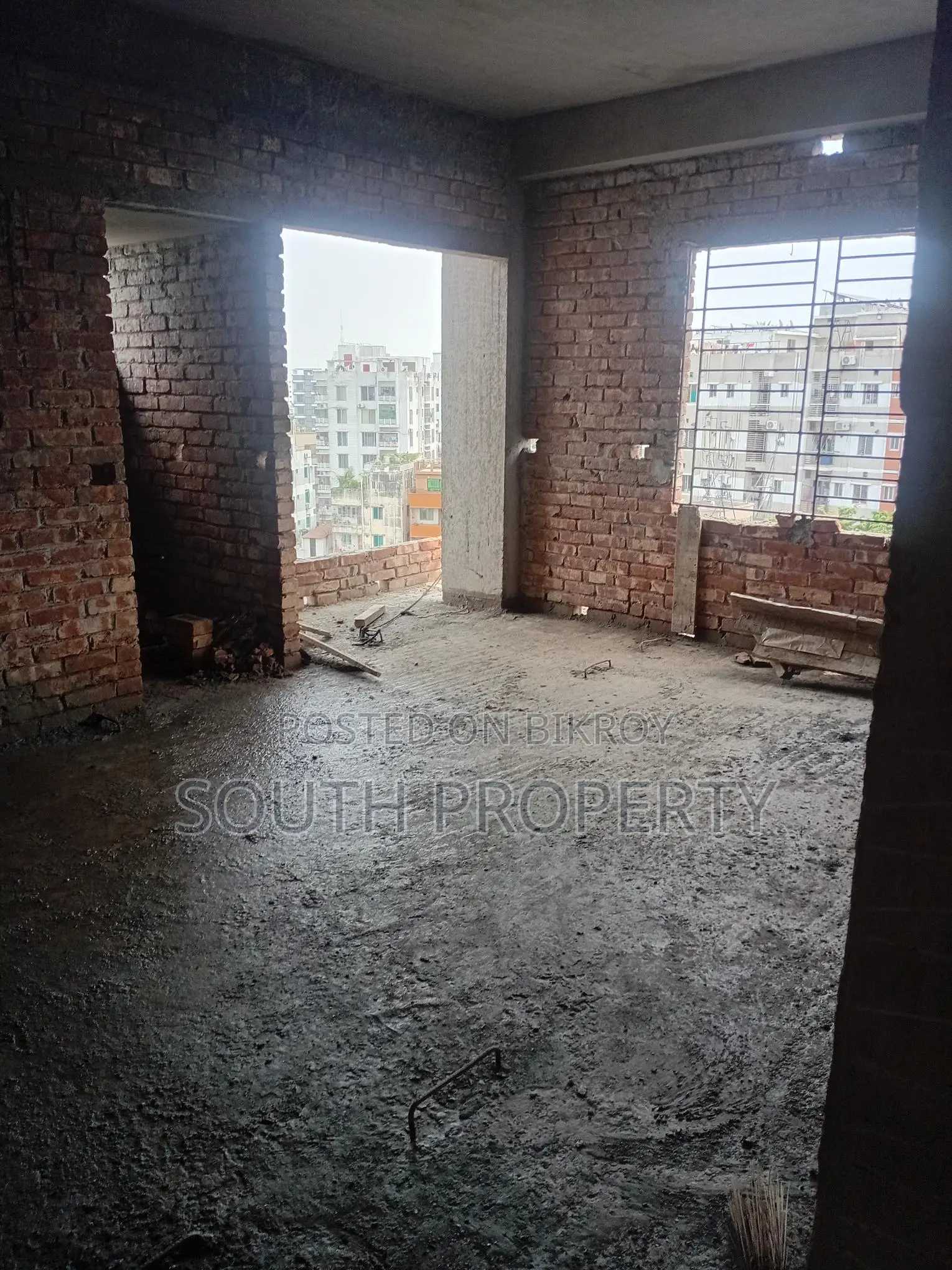 Almost ready 1400 sft flat for sale at Khilgaon B block