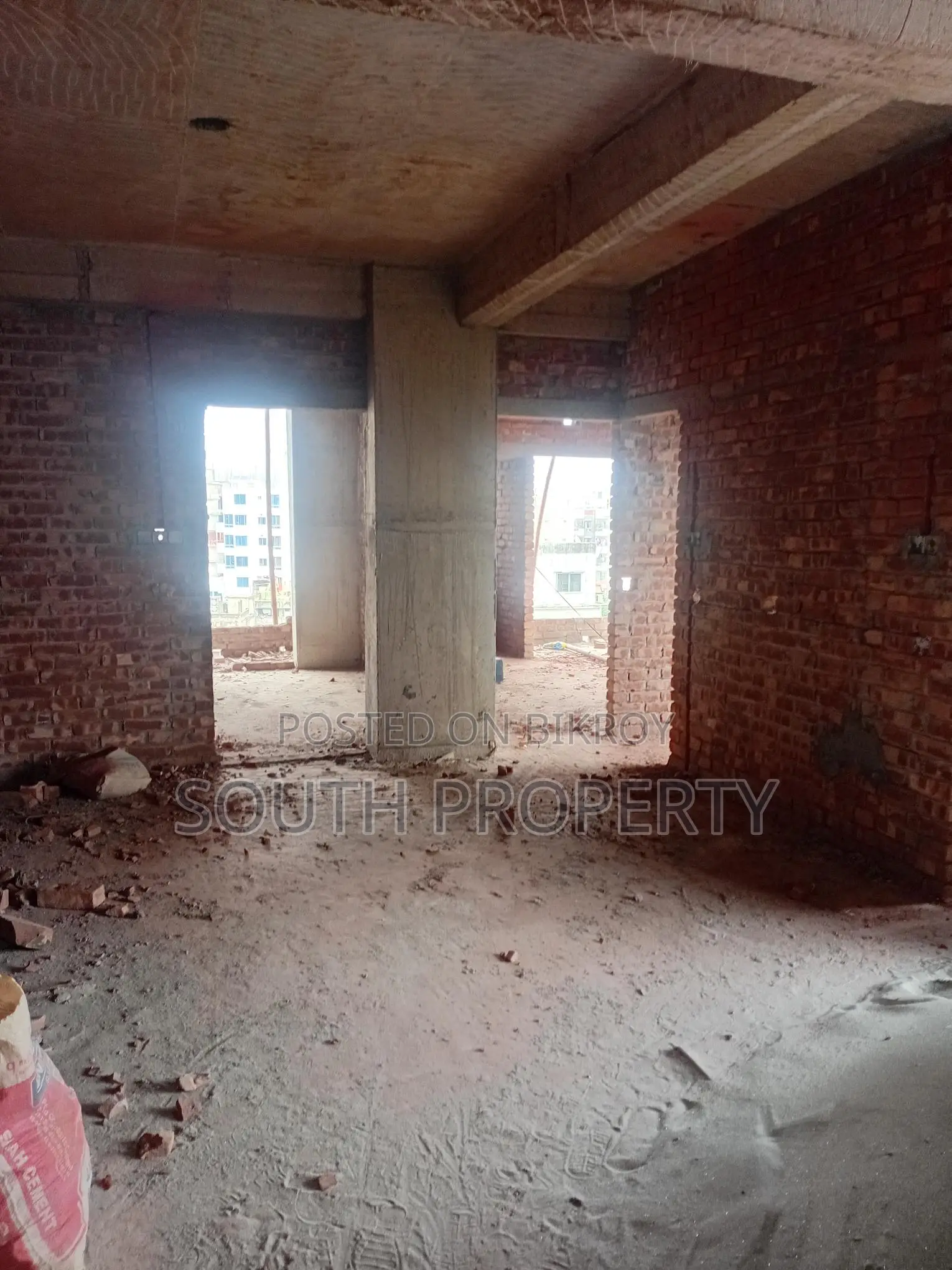 Almost ready 1400 sft flat for sale at Khilgaon B block