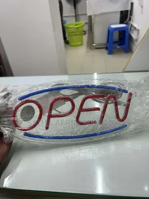 দোকান বা রেস্টুরেন্টের জন্য LED নিয়ন "OPEN" সাইনবোর্ড