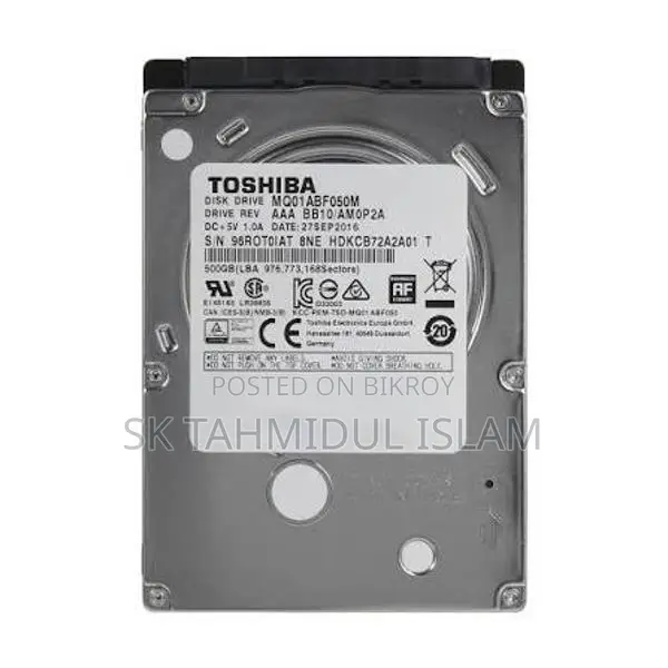 Toshiba 500gb Hdd