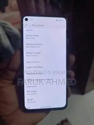 Google Pixel 4a Android version 14 (Used)