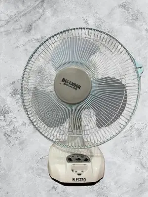 Electro Rechargeable Fan with LED Light