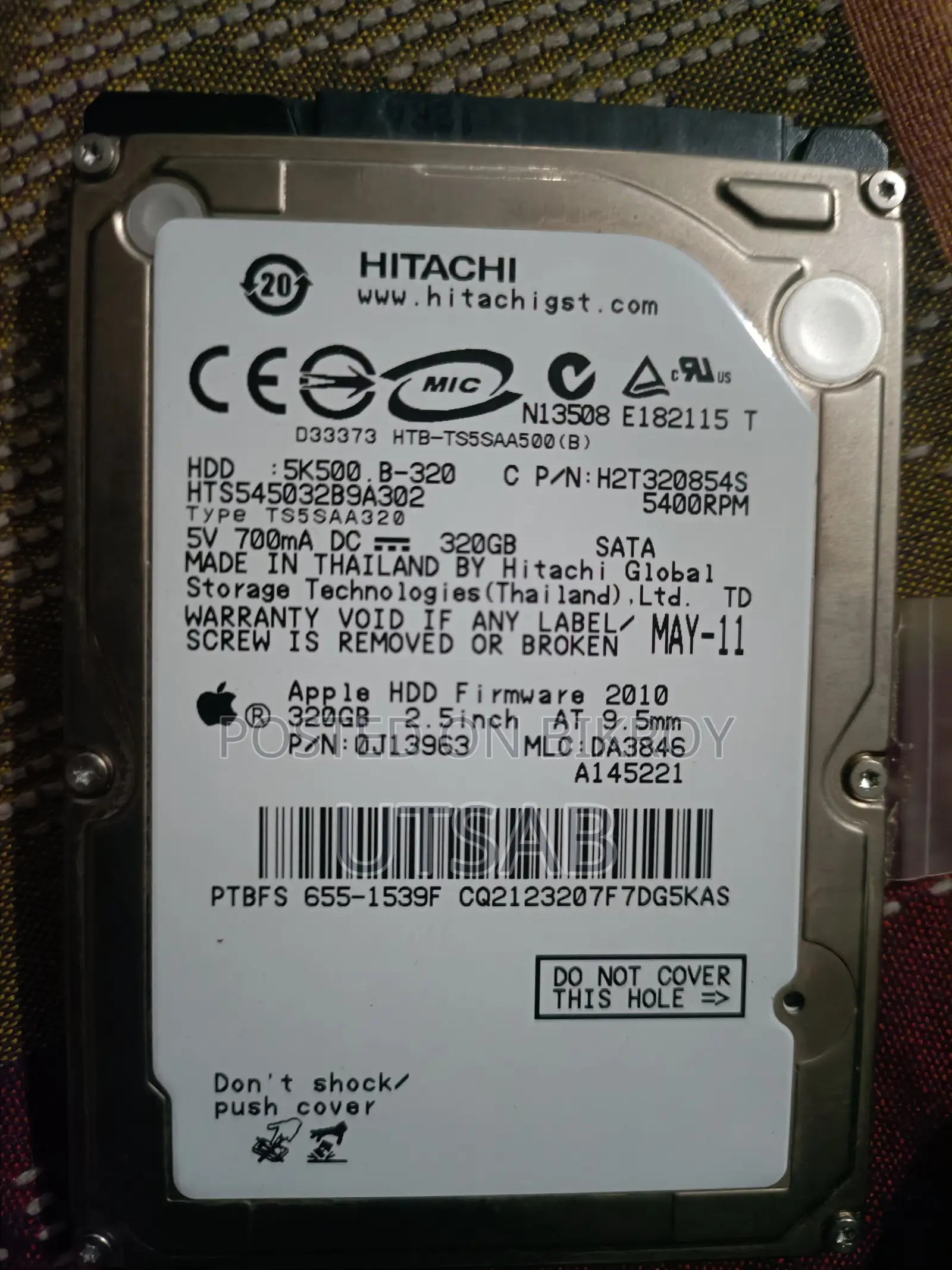 320 Gb Hard Disk HDD