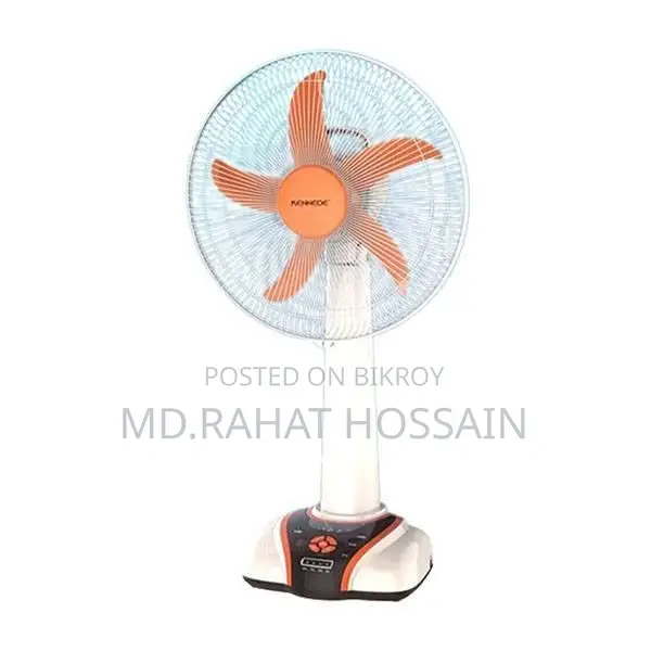Rechargeable Table Fan 2936 12" 12 Vl