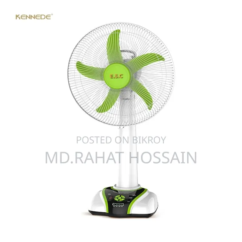 Rechargeable Table Fan 2936 12" 12 Vl
