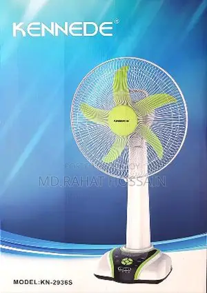 Rechargeable Table Fan 2936 12" 12 Vl