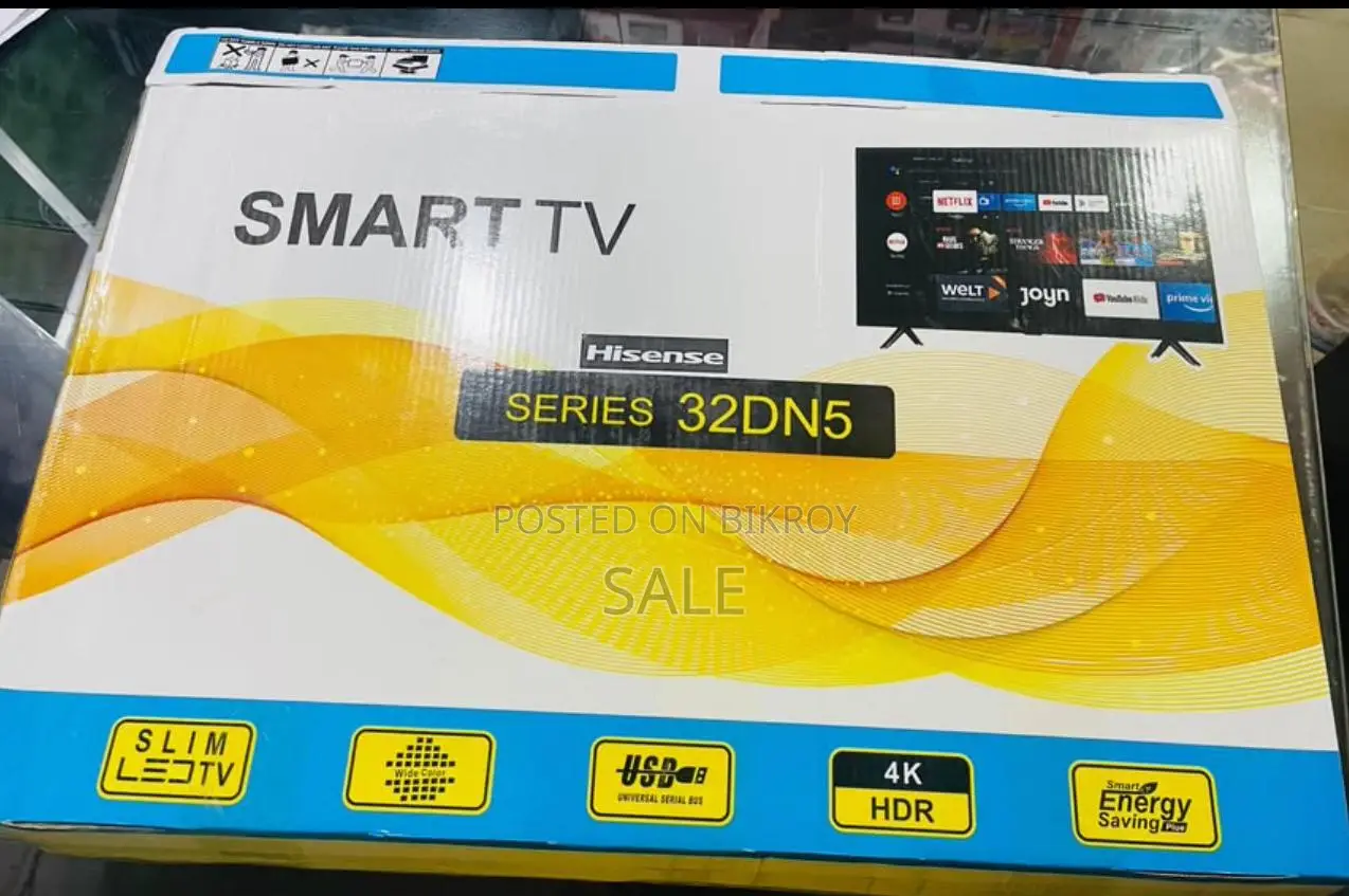 HISENSE 32" বর্ডারলেস ভয়েস কন্ট্রোল অ্যান্ড্রয়েড এলইডি টিভি