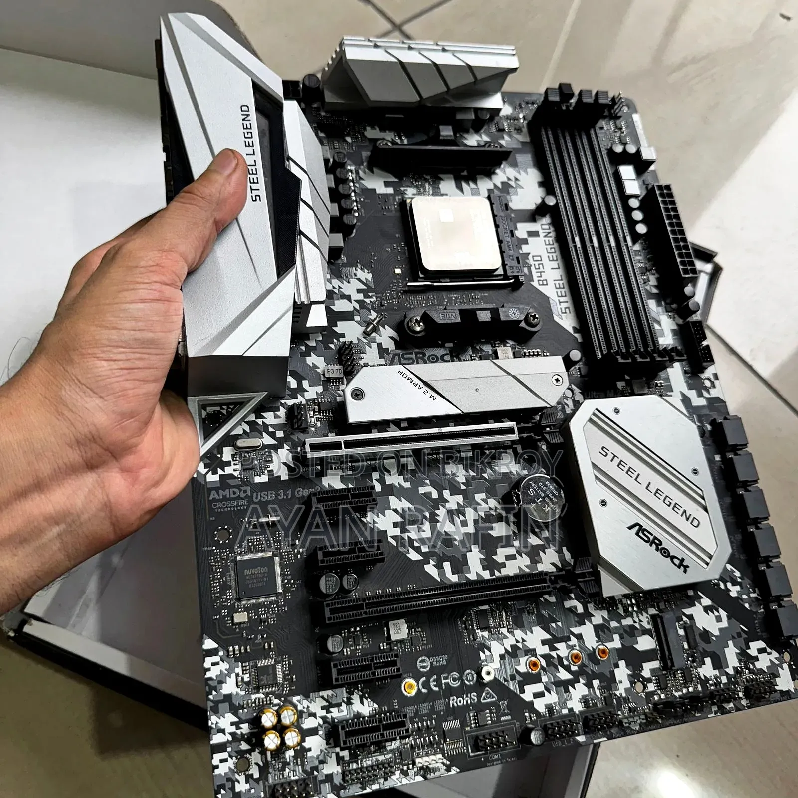 Asrock B450 Steel Legend Am4 Gaming Motherboard
