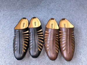 100% Genuine Leather Slip on Style