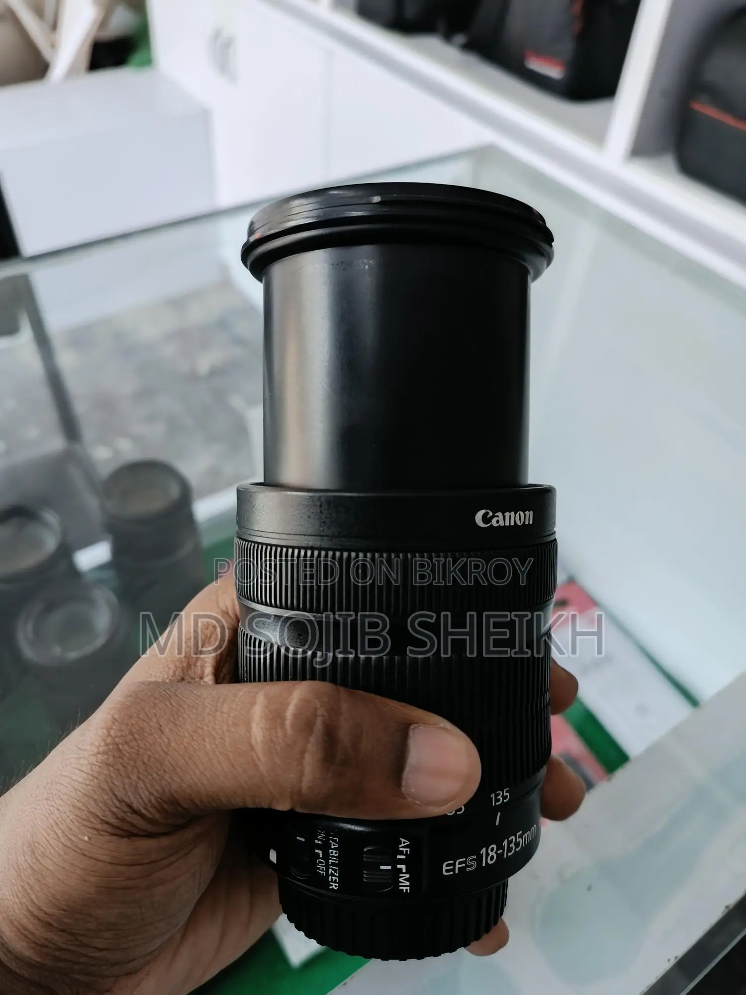 Canon 18 135mm stm zoom lens