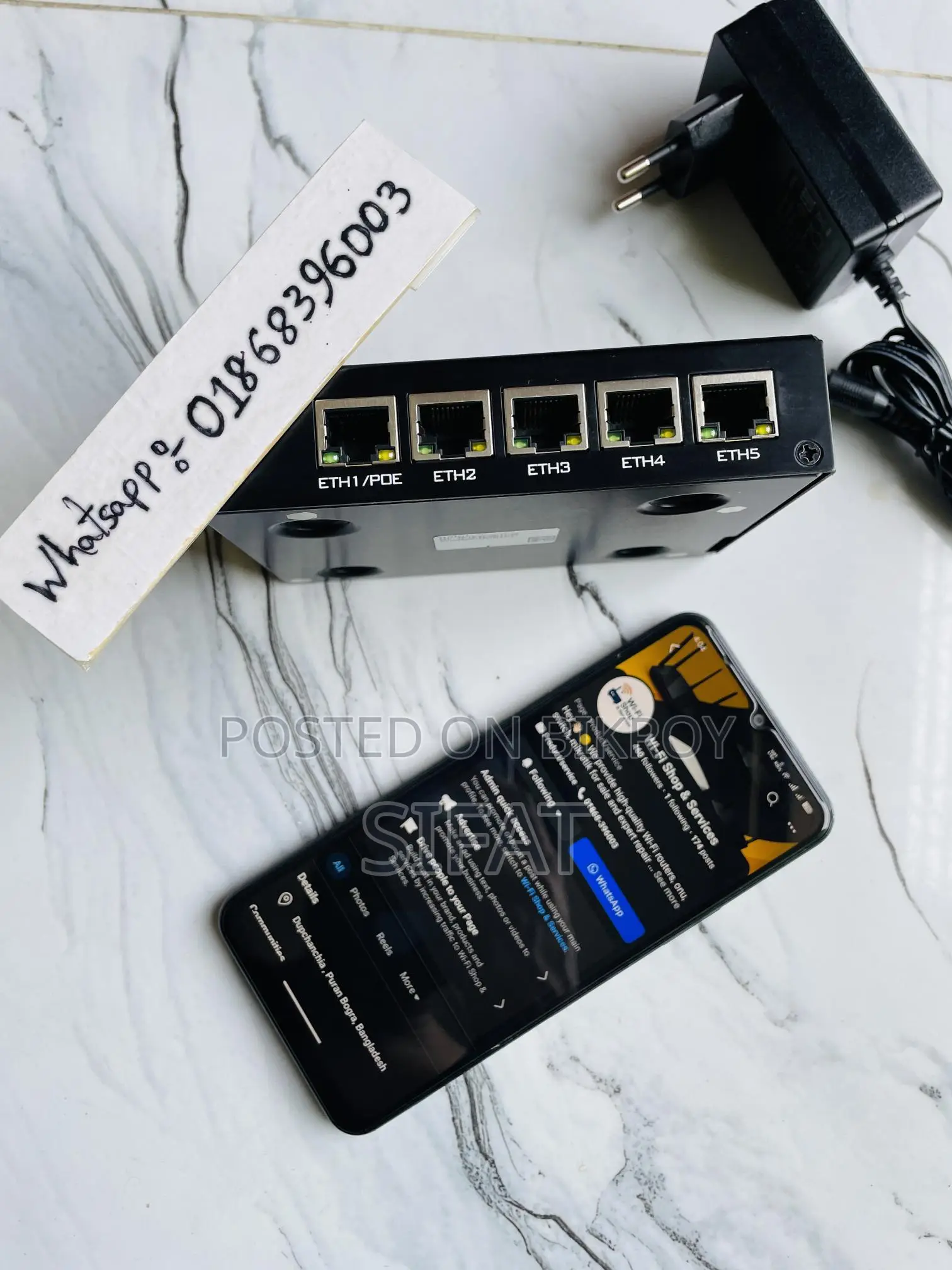 Mikrotik Rb 450gx4 Router এক মাসের রিপ্লেসমেন্ট ওয়ারেন্টি সহ